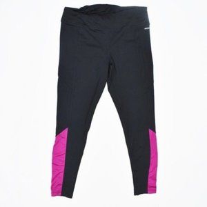 Jockey yoga pant Black Purple capri Gym pants L